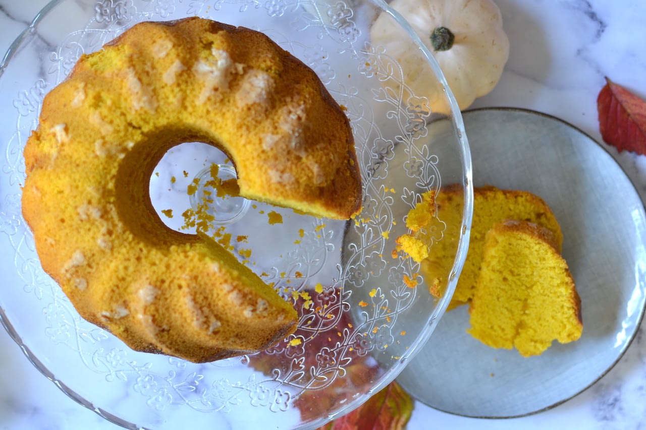 torta con zucca e farina di mandorle